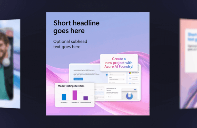 Microsoft Azure AI Foundry –  social media templates