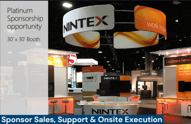 Sponsor Package Development, Sales, Support and Onsite Execution